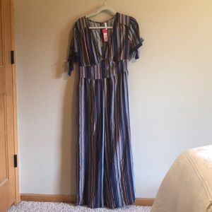 Striped Jumpsuit, Size M, Never been worn